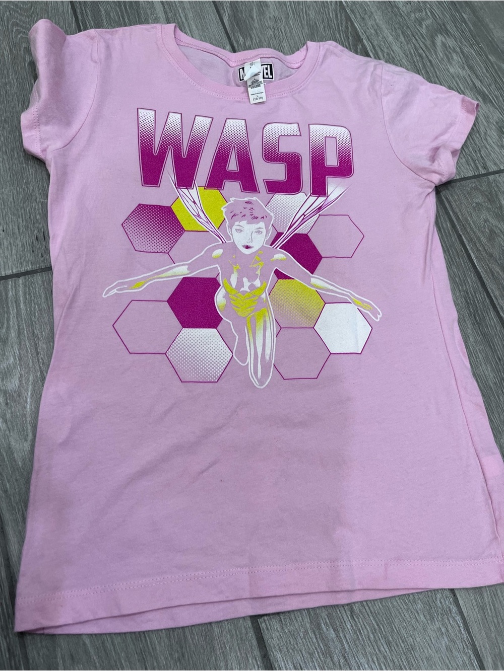 Marvel Pink Graphic Tee with Black Logo
